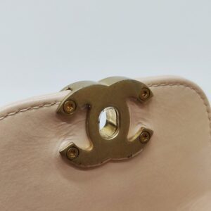 chanel nano kelly beige ghw calfskin microchipped