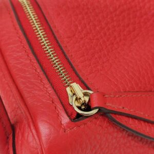 kept unused hermes mini lindy red stamp d