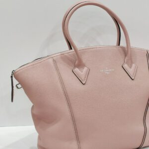 lv lock it mm veau cachemire leather magnolia pink