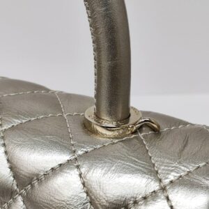 chanel coco small metallic gold lghw series 30