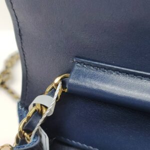 brand new kept unused chanel woc denim shw microchipped