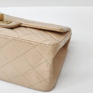 chanel re issue mini beige ghw