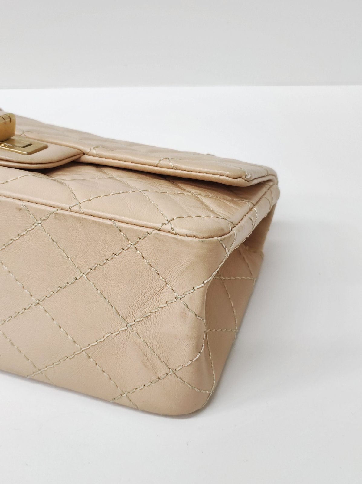 chanel re issue mini beige ghw chanel re issue mini beige ghw