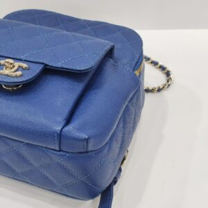 chanel royal blue cc day backpack series 26 ghw