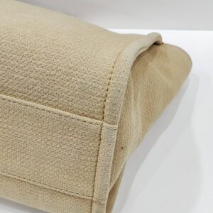 chanel small deauville beige shw microchipped