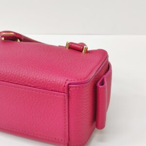 delvaux cool box nano bag dark pink