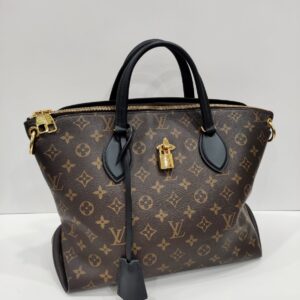 lv monogram zipped tote pm black