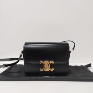 celine triomphe teen black ghw