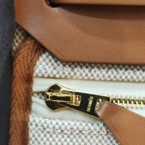 hermes mini herbag zip 20 beige ghw stamp k