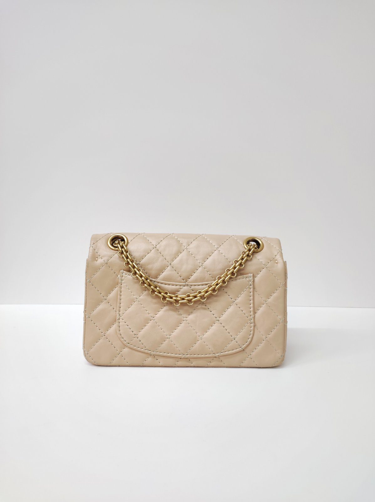 chanel re issue mini beige ghw chanel re issue mini beige ghw