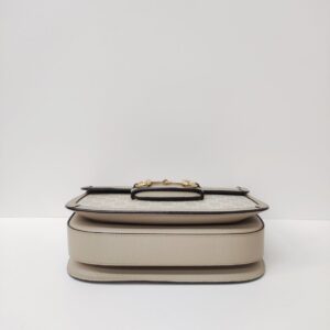 gucci 1955 horsebit medium monogram beige