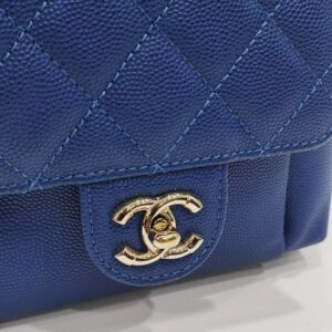 chanel royal blue cc day backpack series 26 ghw