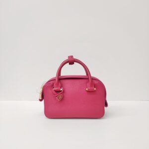 delvaux cool box nano bag dark pink