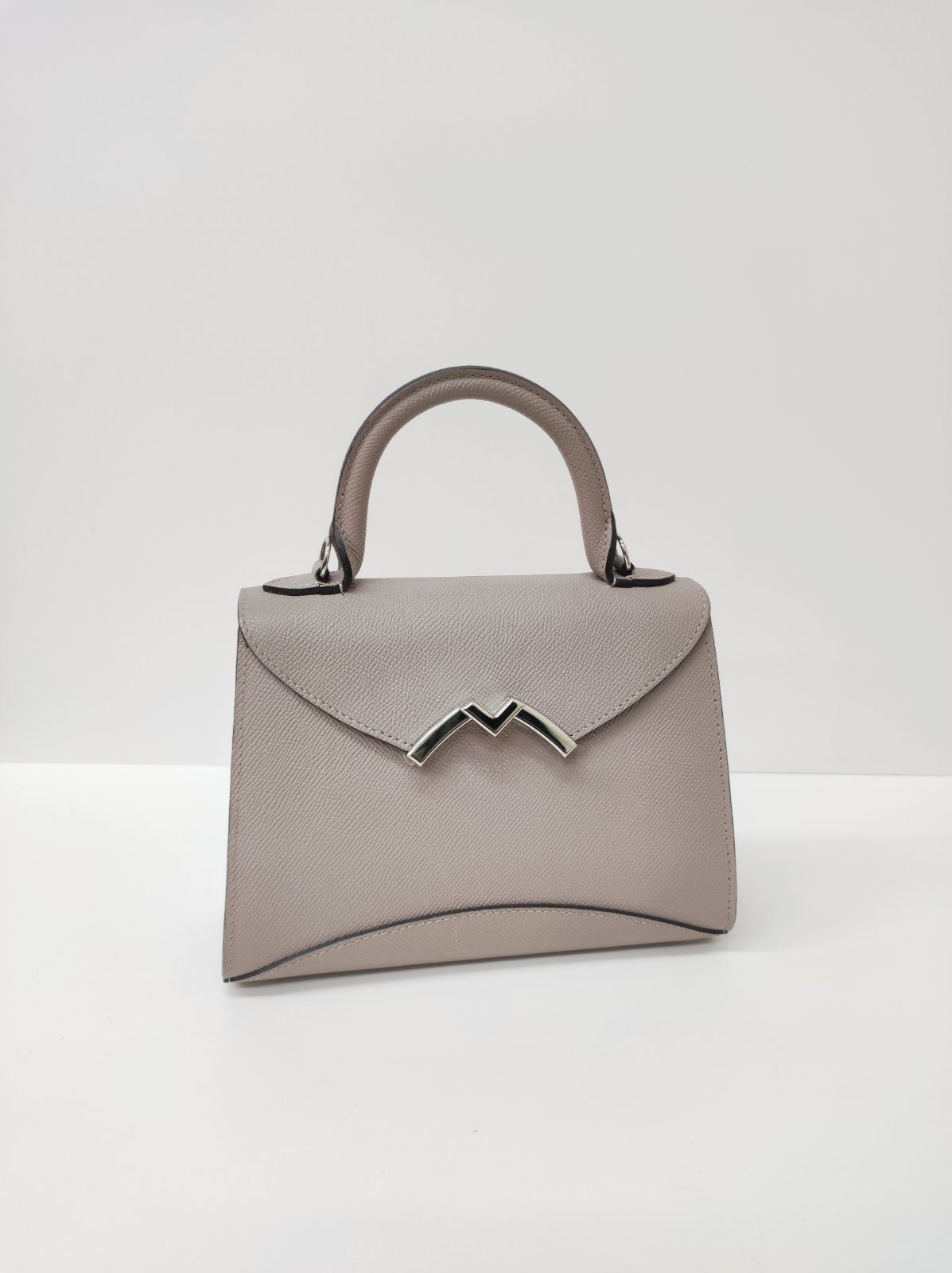 moynat mini gabrielle gray grained calfskin shw moynat mini gabrielle gray grained calfskin shw