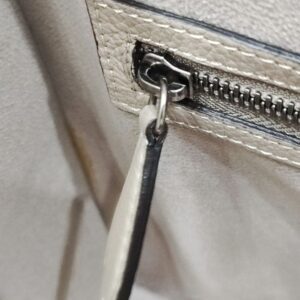 celine micro luggage beige tote bag