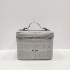 christian dior gray vanity canvas
