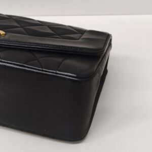 chanel vintage diana black ghw series 2