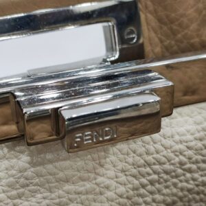 fendi peekaboo beige selleria leather