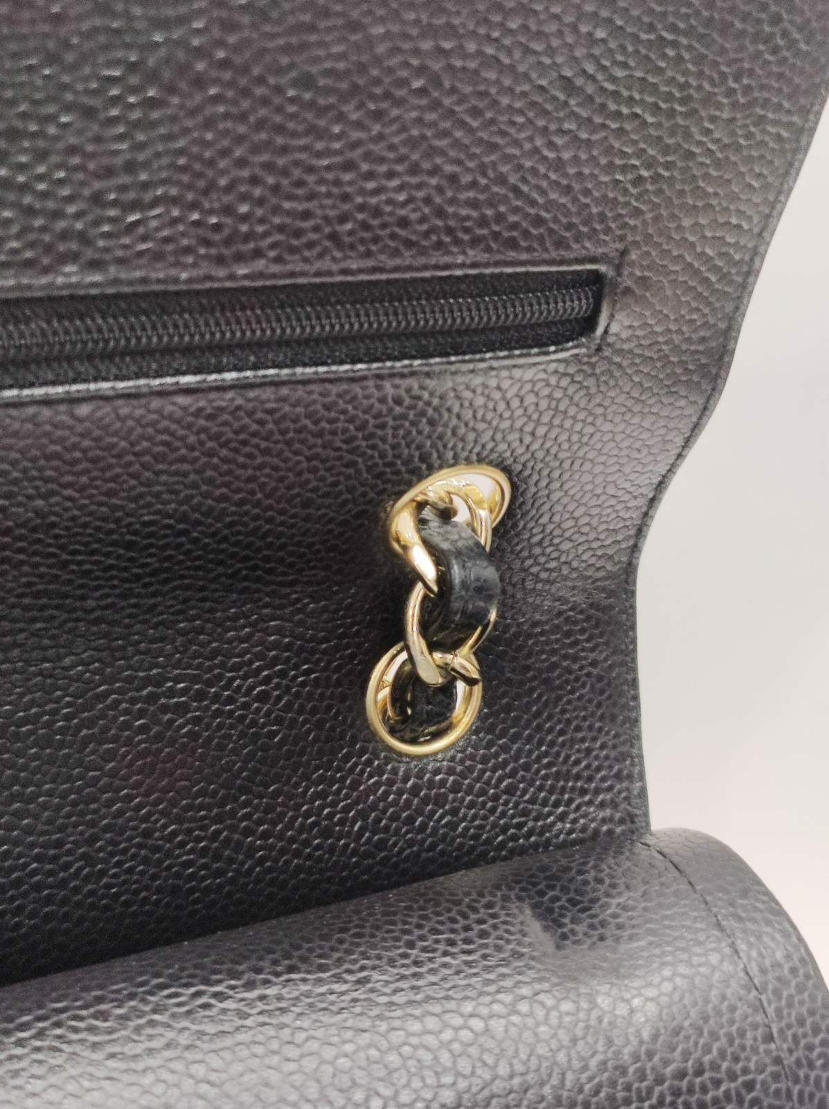 chanel double flap jumbo caviar leather black ghw series 18 chanel double flap jumbo caviar leather black ghw series 18