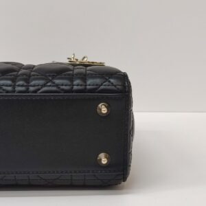 lady dior small black ghw