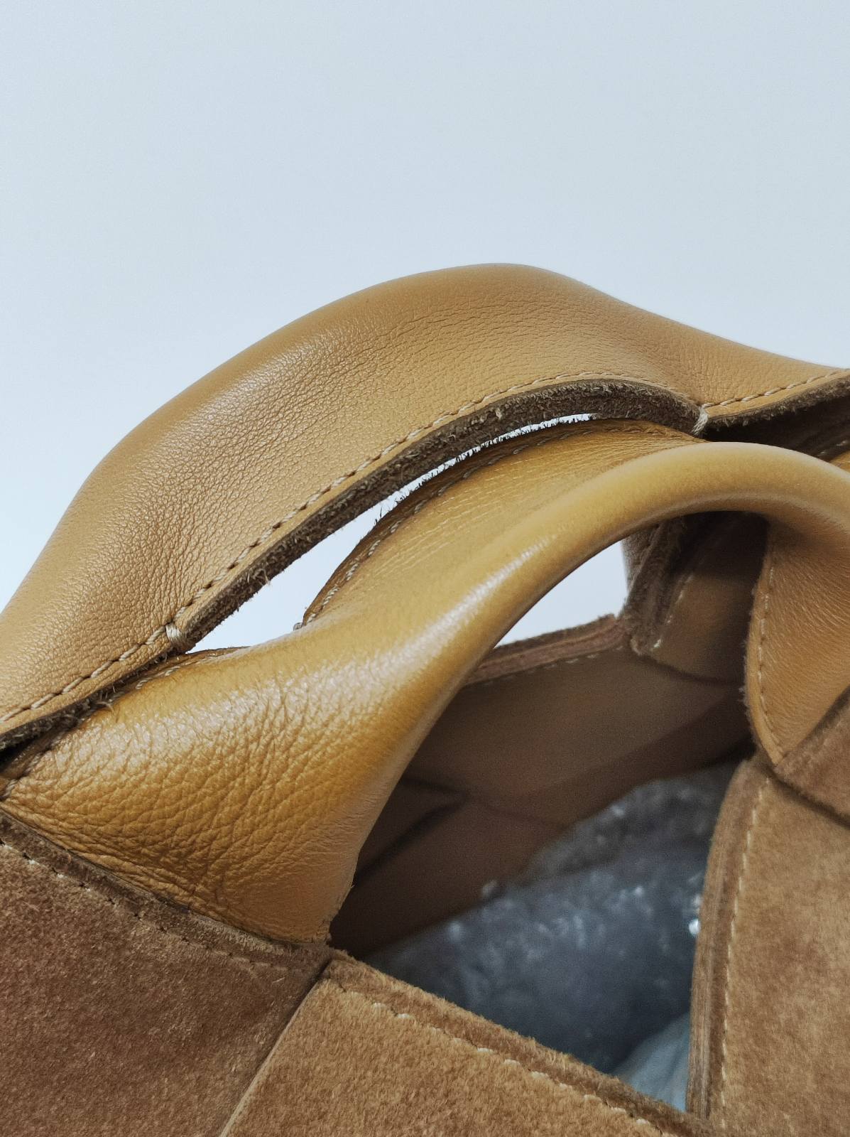 loewe suede woven basket bag tan ghw loewe suede woven basket bag tan ghw