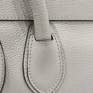 celine micro luggage beige tote bag