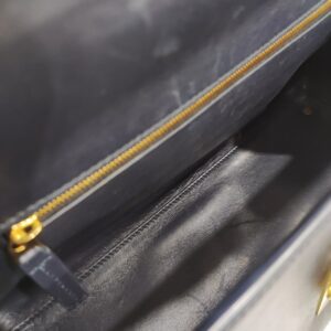 bottega veneta navy blue cassette intrecciato puddle shoulder bag