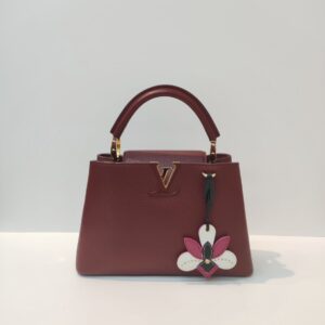 lv capucines bb burgundy