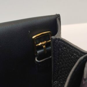 hermes halzan 25 noir ghw stamp u