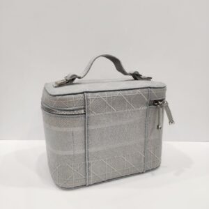christian dior gray vanity canvas