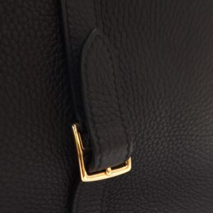 hermes halzan 25 noir ghw stamp u