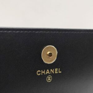 chanel pocket twins woc black caviar leather ghw