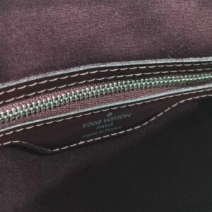 lv brea mm burgundy epi leather two way bag