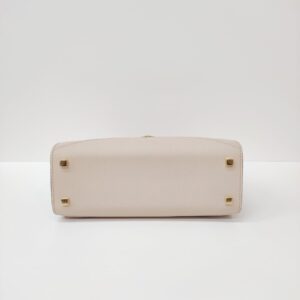 moynat gabrielle leather bag nano carat beige ghw