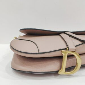 christian dior saddle medium rose pink ghw