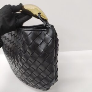 bottega veneta sardine top handle black ghw