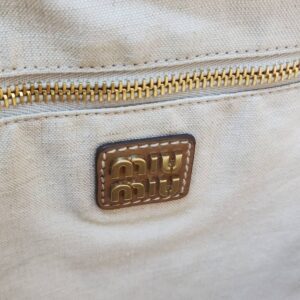 miu miu ivy tote cognac ghw