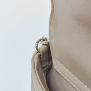 chanel woc dark beige caviar ghw microchipped