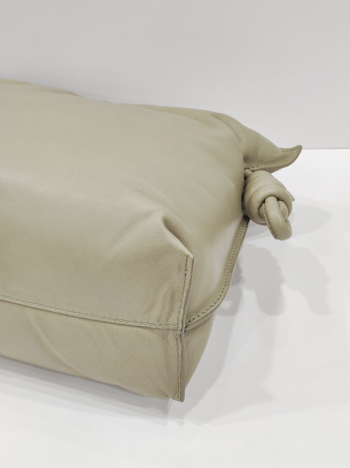 loewe flamenco drawstring puffer olive green loewe flamenco drawstring puffer olive green