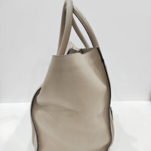 celine micro luggage beige tote bag