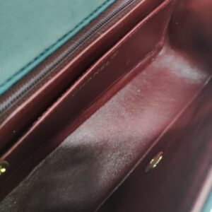 chanel vintage diana black ghw series 2