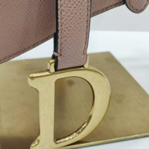 christian dior saddle medium rose pink ghw