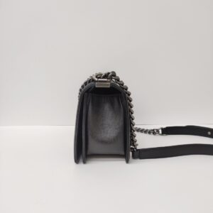 new kept unused chanel leboy old medium caviar black rhw microchipped