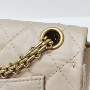 chanel re issue mini beige ghw