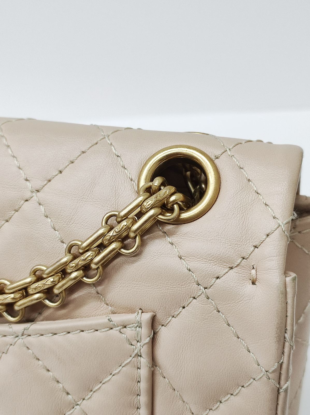 chanel re issue mini beige ghw chanel re issue mini beige ghw