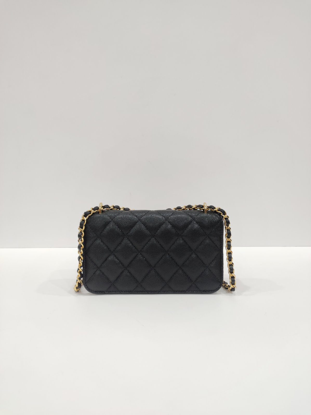 chanel pocket twins woc black caviar leather ghw chanel pocket twins woc black caviar leather ghw