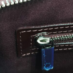 lv brea mm burgundy epi leather two way bag