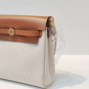 hermes mini herbag zip 20 beige ghw stamp k