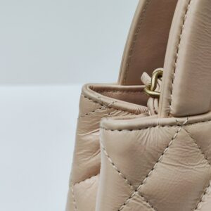 chanel nano kelly beige ghw calfskin microchipped