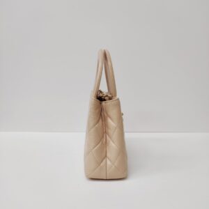 chanel nano kelly beige ghw calfskin microchipped